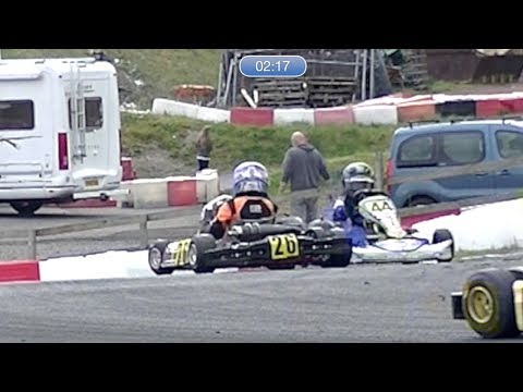 Mini ROK Kart race is a CLASSIC! Super 1 2019 Meeting #3, Rowrah