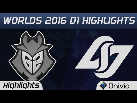 G2 vs CLG Highlights Worlds 2016 D1 G2 Esports vs Counter Logic Gaming