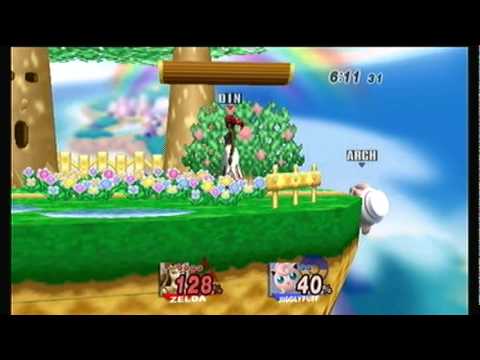 Project M Demo 2 - Zhime (Zelda [Din] ) vs Archangel (Jigglypuff)