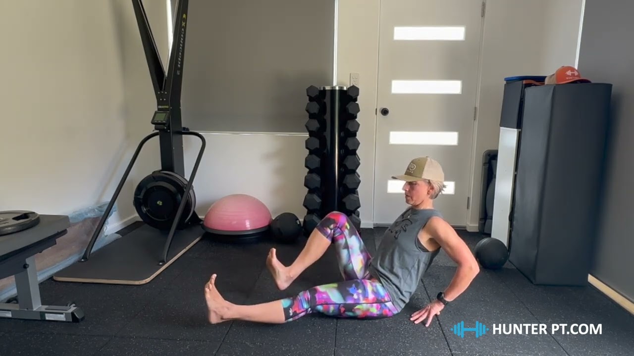 supported bent leg v sit with alt leg extension