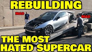 Rebuilding my WRECKED BMW, i8 the most HATED "supercar"