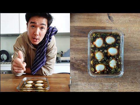 Korean Mayak Eggs (Soy Marinated Soft-Boiled Eggs)