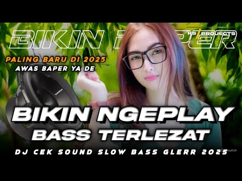 BIKIN NGEPLAY BASS TERLEZAT | DJ CEK SOUND SLOW BASS GLERR VIRAL