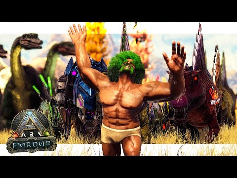 I Raised 100 BABY DINOS - ARK Fjordur: Monarky S2 EP38