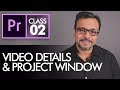 Video Details Project Window Adobe Premiere Pro CC Class 2 Urdu Hindi