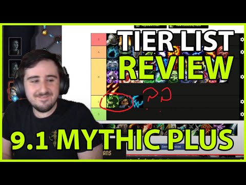 Reviewing my 9.1 Mythic Plus Prediction Tier List!