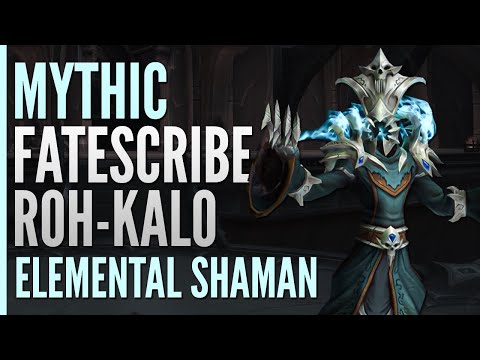 Mythic Fatescribe Roh-Kalo Kill | Elemental Shaman PoV | Rain on Stormreaver