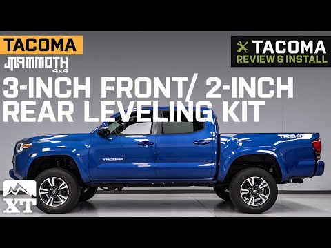 2005-2021 Tacoma Mammoth 3-Inch Front / 2-Inch Rear Leveling Kit Review & Install