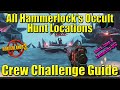 Borderlands 3 | All Hammerlock's Occult Hunt Locations | Crew Challenge Guide | Wedding DLC