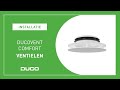 Installatie DucoVent Comfort Ventielen