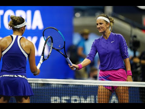 Victoria Azarenka vs Elise Mertens Extended Highlights | US Open 2020 Quarterfinal