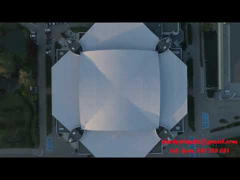 Dach hala sportowa Łuczniczka Bydgoszcz