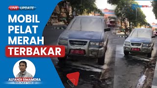 Mobil Pelat Merah Dinas Pemko Terbakar di Tanjungpinang, Pengemudi Baru Turun hendak Makan Siang