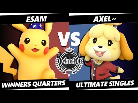 4o4 Smash Night 83 - Panda| ESAM (Pikachu) vs Axel~ (Isabelle) - Winners Quarter-Final
