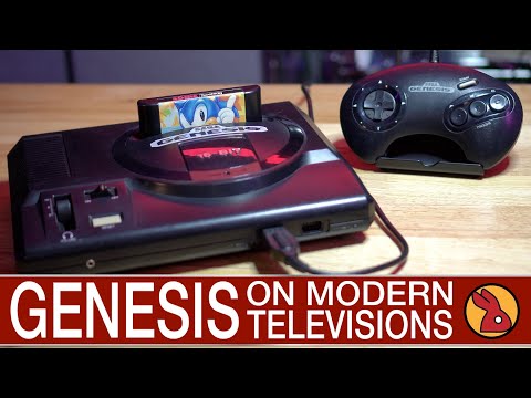 How to Play Sega Genesis Games On Modern Televisions - 4K