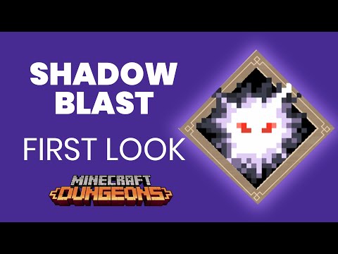 SHADOW BLAST Enchantment | Echoing Void DLC Minecraft Dungeons