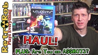 PS Vita and Random Videogame Haul + Are U an A$$h07#??