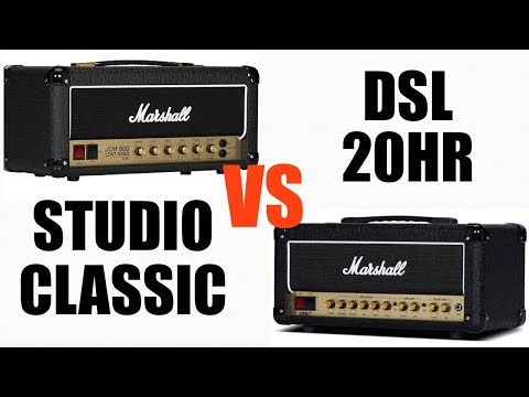 Marshall DSL20HR vs Studio Classic (SC20H)