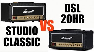 Video thumbnail for Marshall DSL20HR vs Studio Classic (SC20H) by thejay (Big Battle Bear)