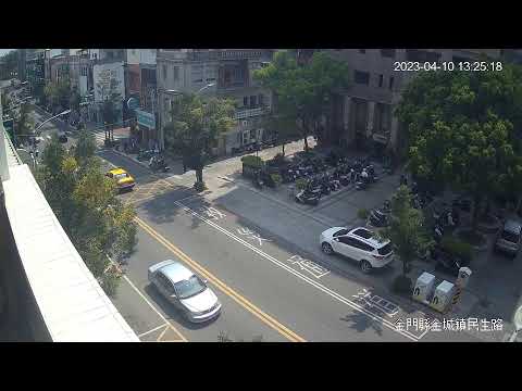 MingSheng Rd., JinCheng Township, Kinmen County, TAIWAN, LIVE CAM, Jinmen County Jincheng Town Minsheng Road situação real teste de medição de transmissão direta