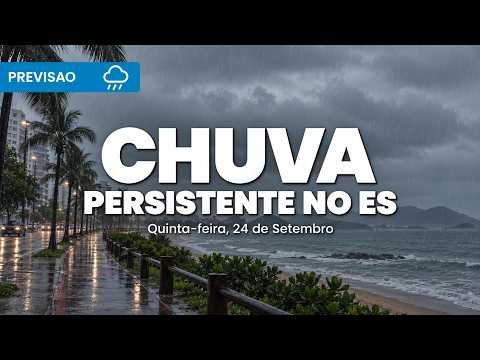 Chuva persiste em RJ, ES e norte de MG nesta quinta-feira