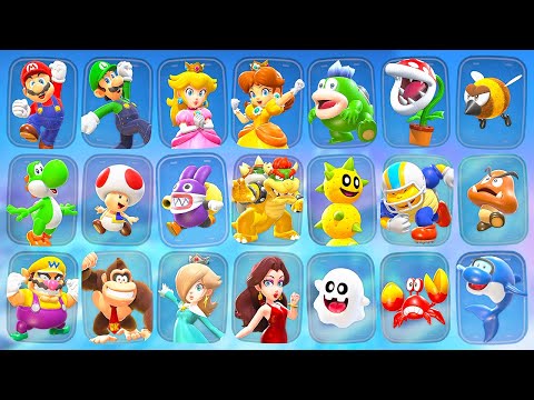 Mario Kart World - All Characters