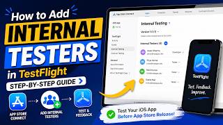 How to Add Internal Testers in TestFlight (App Store Connect) | iOS App Testing Guide #realapps