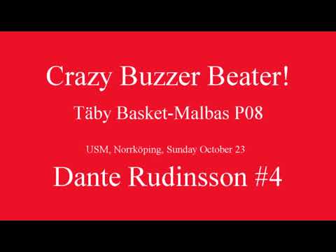 2022-10-23 Täby-Basket-MALBAS Dante Rudinsson Buzzer Beater USM 2022