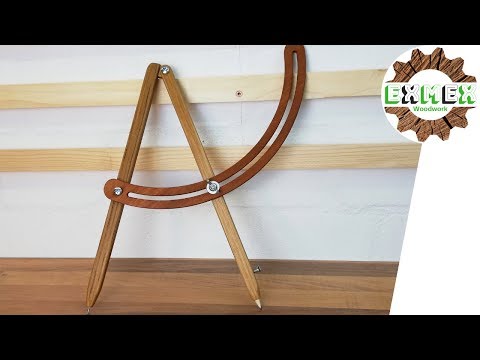 Der beste Zirkel aus Eiche und Mahagoni