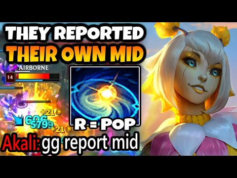 Orianna is so strong it makes the enemy want to report their own mid