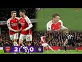 Arsenal 2:0 Luton Town | Goals Highlights | Odegaard and Nelson Goals
