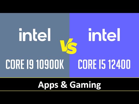 Intel Core i9 10900K vs Intel Core i5 12400 - Apps & Gaming (RTX 3080)