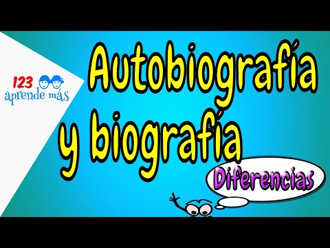 diferencia entre biografía y autobiografía