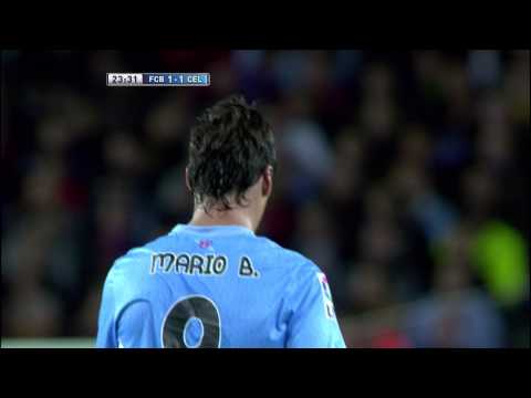 La Liga | Gol de Bermejo (1-1) en el FC Barcelona - Celta de Vigo | 03-11-2012 | J10