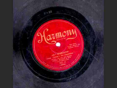 Jerry Mason & His Californians - Ain't Misbehavin' (1929) (Robert Wood, Vocal Refrain)