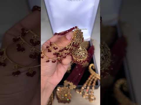 Trendy bridal jewellery set - #bridaljewellery #collection #trendyjewellerydesign #bridal #shorts