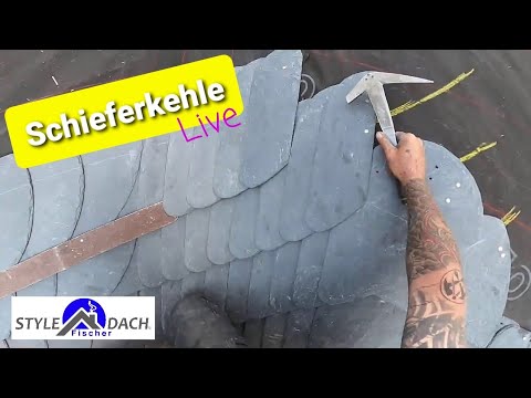 Live aus Dresden - Schieferkehle decken - Schuppendeckung vom Schieferdecker - Der Kirchendachdecker