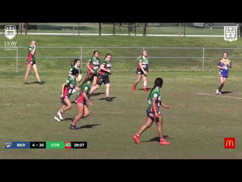 2019 IDRL Women's Under 18s Round 12 Highlights - Corrimal Cougars vs Berkeley Eagles