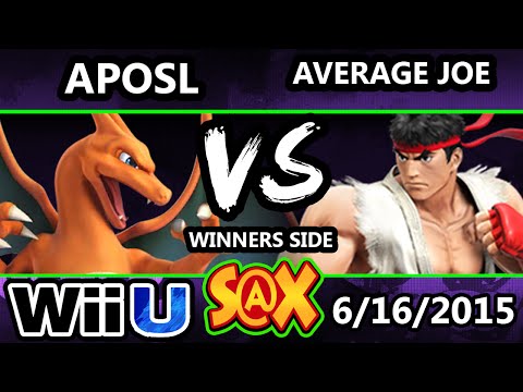 S@X 102 - VGBC | Aposl (Yoshi) vs AverageJoe (Ryu) SSB4 Tournament - Smash Wii U - Smash 4