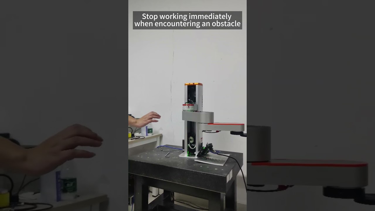Robot Collision Detection #automation #robotics #agv #cobot #innovation #cobotique