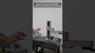 Robot Collision Detection #automation #robotics #agv #cobot #innovation #cobotique