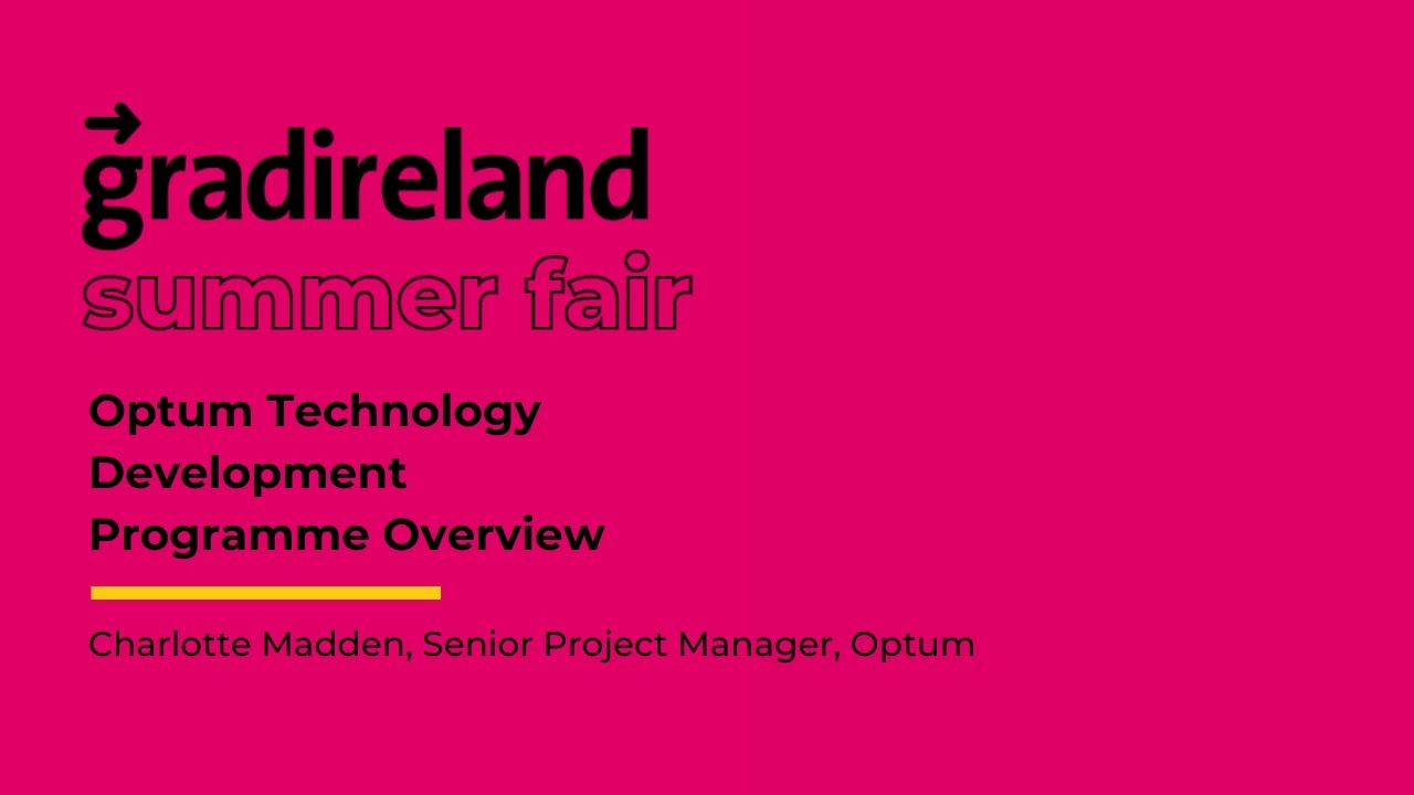 Optum Technology Development Programme Overview