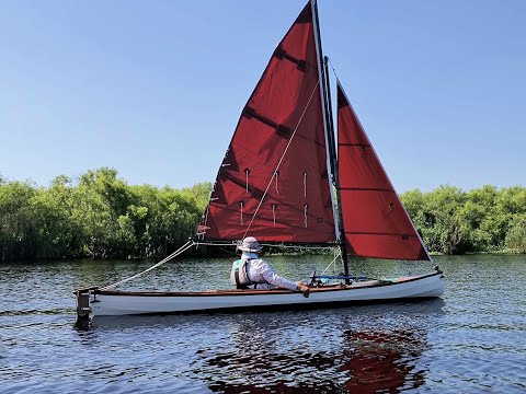 First Leg of St. John's River Journey in a KAZE Sailing Canoe
