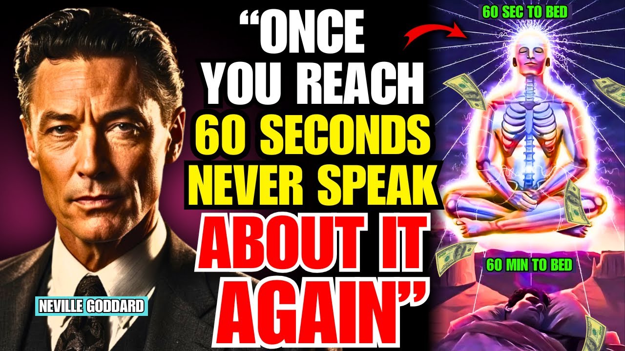 Neville Goddard 2025 - Say This for 60 SECONDS Before Bed – If Knew This, You’d Never Stop Winning