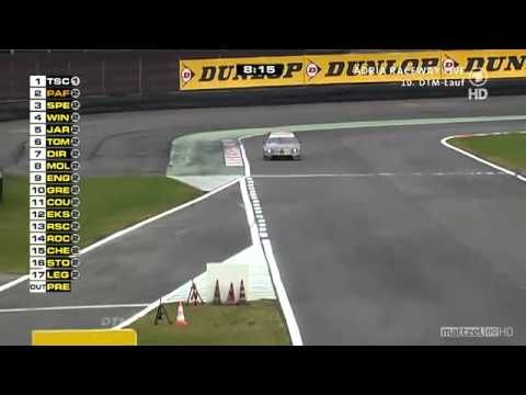 2010 DTM at Adria Raceway Paul di Resta Miguel Molina BIG Crash