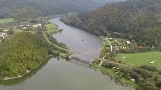 preview picture of video 'DJI Phantom 2 flying over the dam Ružín near Margecany'