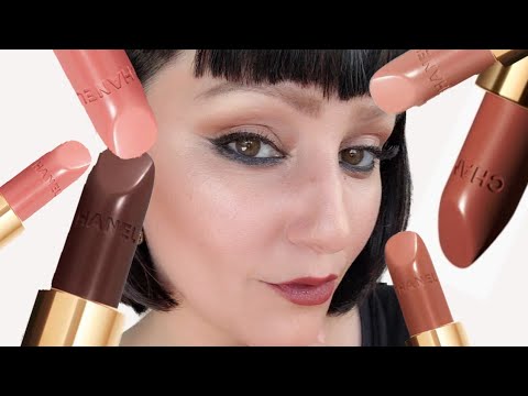 NEW CHANEL FALL MAKEUP | QUICK LOOK | Swatches of cool color Rouge Allure Lipstick