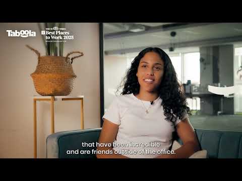 Why Taboola London is a Sunday Times Best Place to Work 2025 | Employee POV's