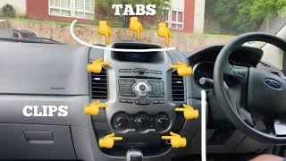 Ford Ranger T6 Central Lock Button Fix