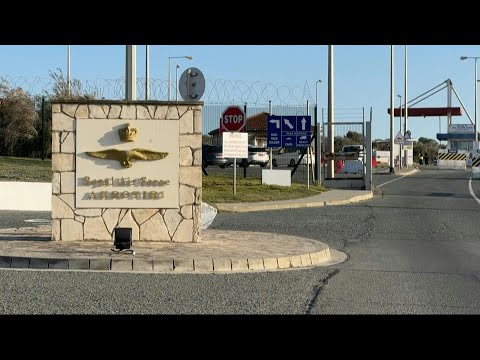 Video Thumbnail: Sirens blare at the Royal Air Force (RAF) base in Cyprus | AFP